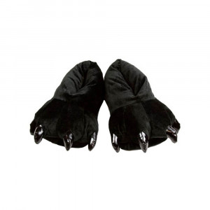 Тапки Лапки черные M, 35-40 размер